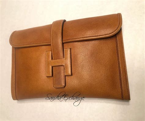 hermes jige clutch vintage